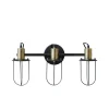 Chic Antique Wandlampen-Wandlampe Factory mit drei Fassungen