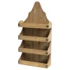 Chic Antique Wandregale-Wandregal mit 4 Ablagen