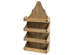 Chic Antique Wandregale-Wandregal mit 4 Ablagen