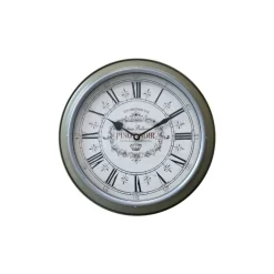 Chic Antique Uhren-Wanduhr Pinot Noir