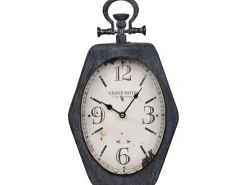 Chic Antique Uhren-Wanduhr Sechseck