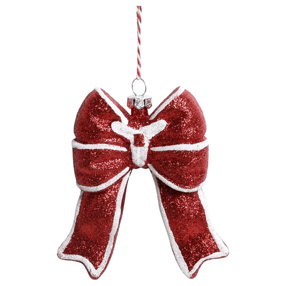 Chic Antique Weihnachtsdeko-Weihnachtlicher Schleifen Aufhänger