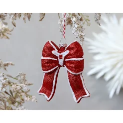 Chic Antique Weihnachtsdeko-Weihnachtlicher Schleifen Aufhänger