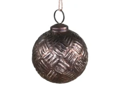 Chic Antique Weihnachtsdeko-Weihnachtskugel Criss Cross