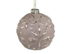 Chic Antique Weihnachtsdeko-Weihnachtskugel mit Goldmuster Vrilles