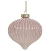 Chic Antique Weihnachtsdeko-Weihnachtskugel Rosa Tropfenform
