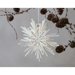 Chic Antique Weihnachtsdeko-Weihnachtsstern Aufhänger aus Papier
