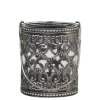 Chic Antique Windlichter-Windlicht mit Henkel und royalem Muster