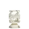 Chic Antique Teelichthalter|Windlichter-Windlicht mit Pflanzen Dekor