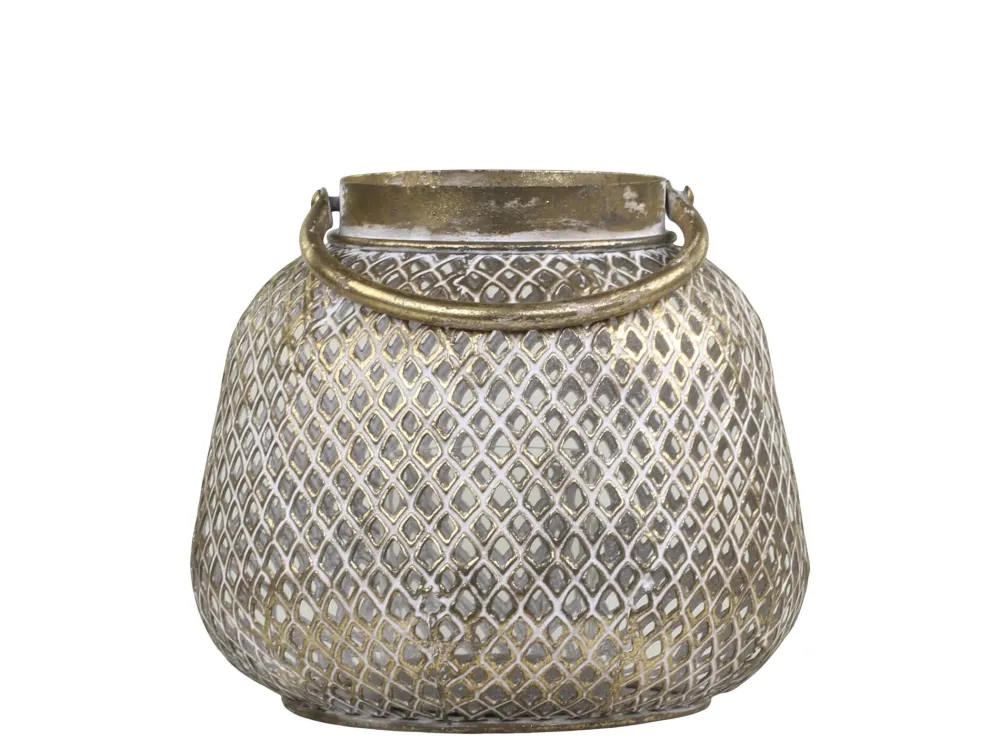 Chic Antique Windlichter-Windlicht Vire mit Muster