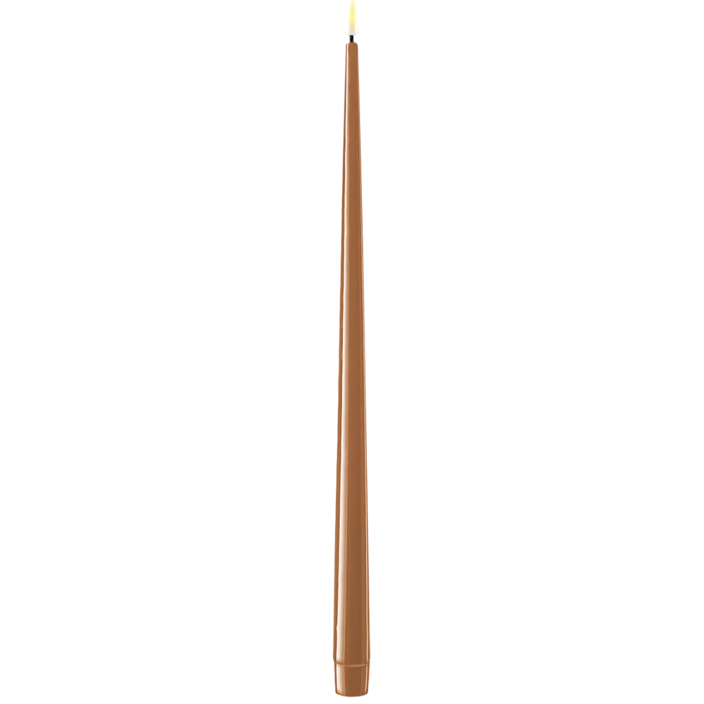 Deluxe Homeart Led-Kerzen & Led-Laternen|Kerzen-LED Stabkerze mit Lack Real Flame 2er Set