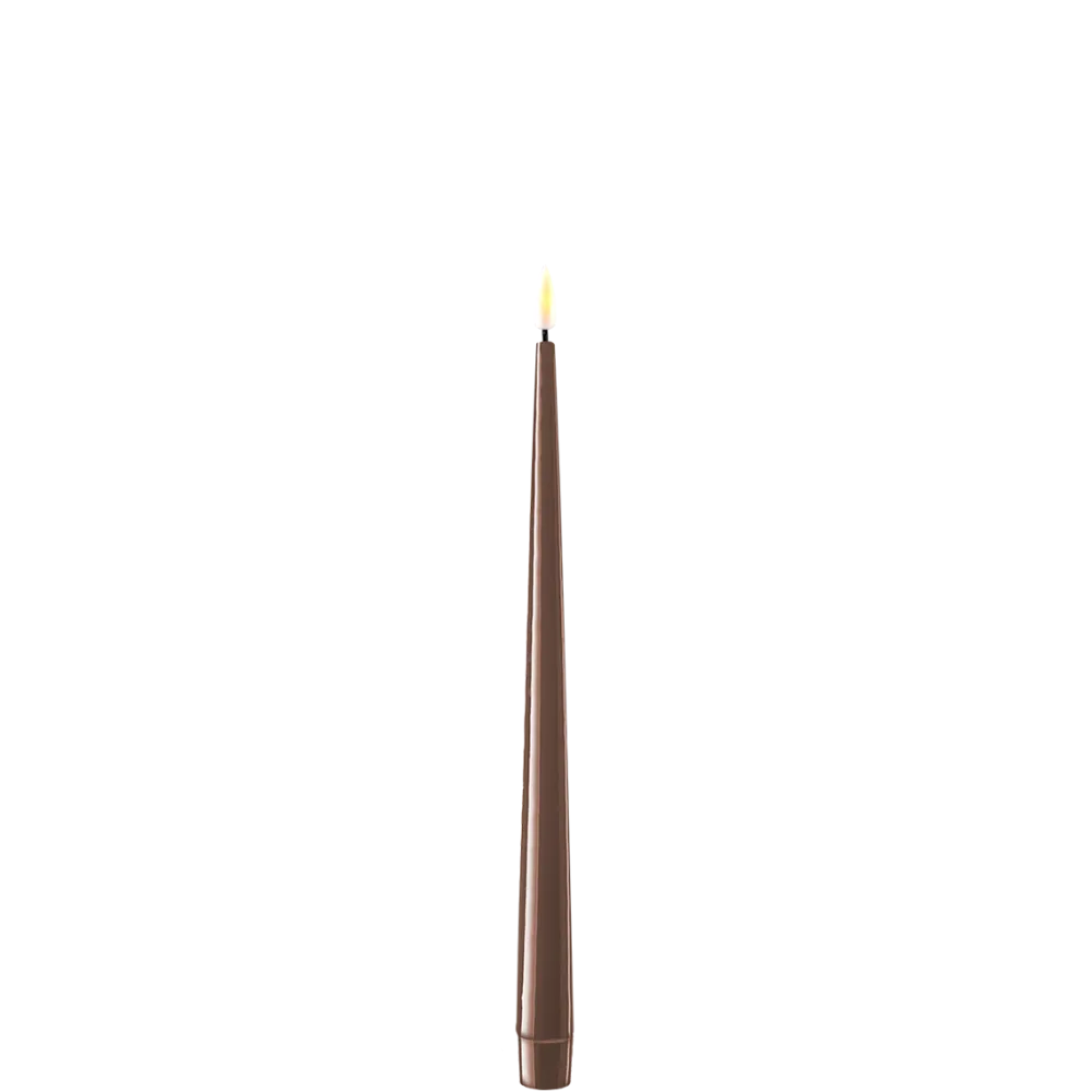 Deluxe Homeart Led-Kerzen & Led-Laternen|Kerzen-LED Stabkerze mit Lack Real Flame 2er Set