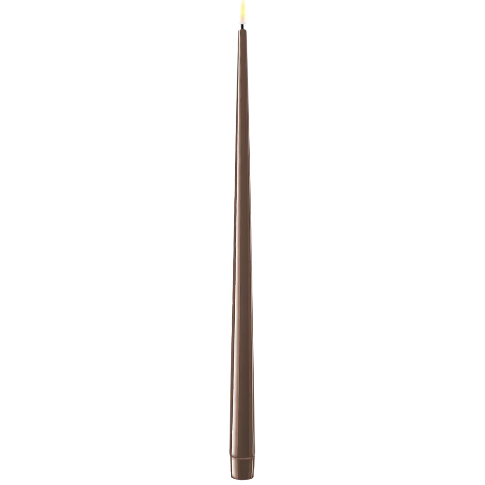 Deluxe Homeart Led-Kerzen & Led-Laternen|Kerzen-LED Stabkerze mit Lack Real Flame 2er Set