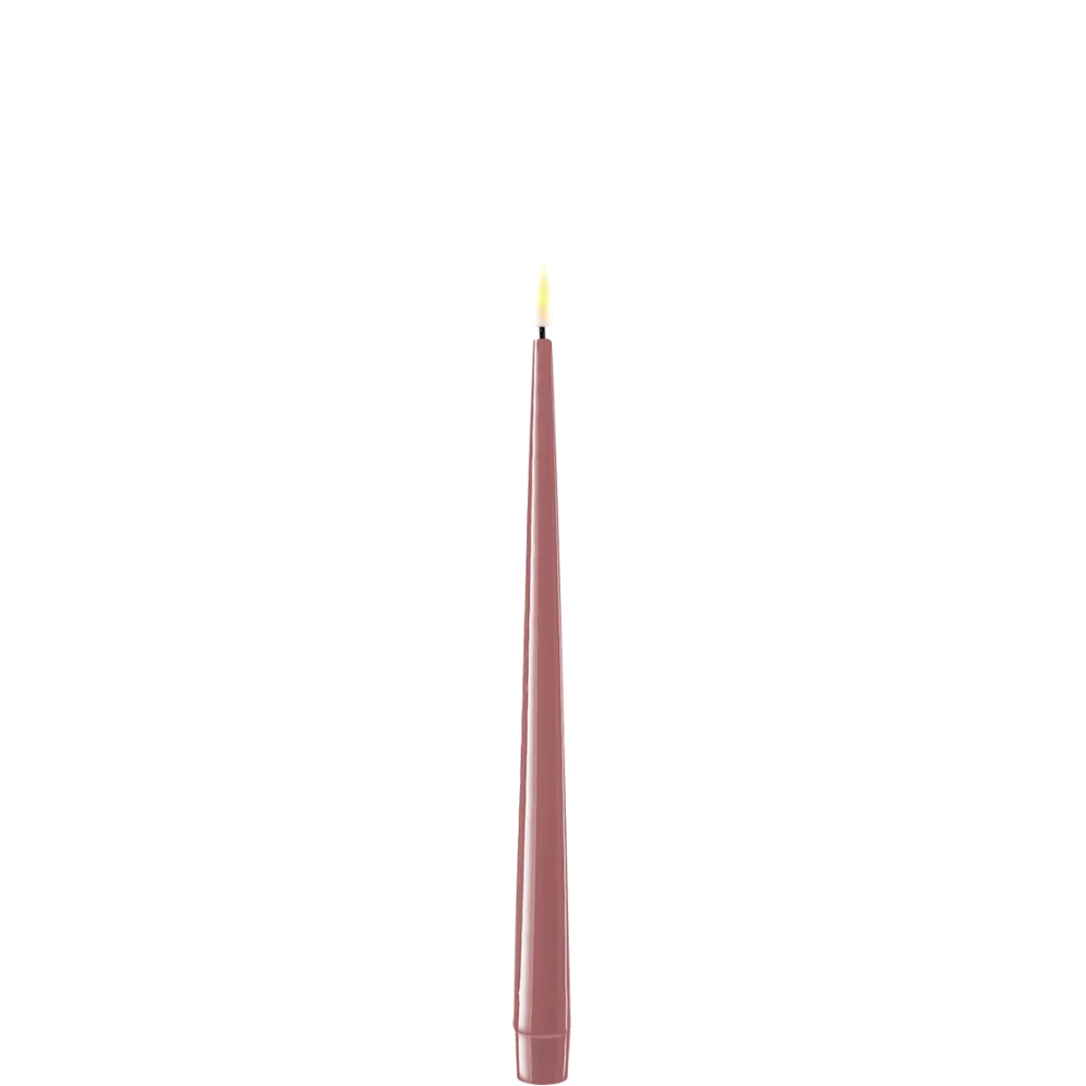 Deluxe Homeart Led-Kerzen & Led-Laternen|Kerzen-LED Stabkerze mit Lack Real Flame 2er Set