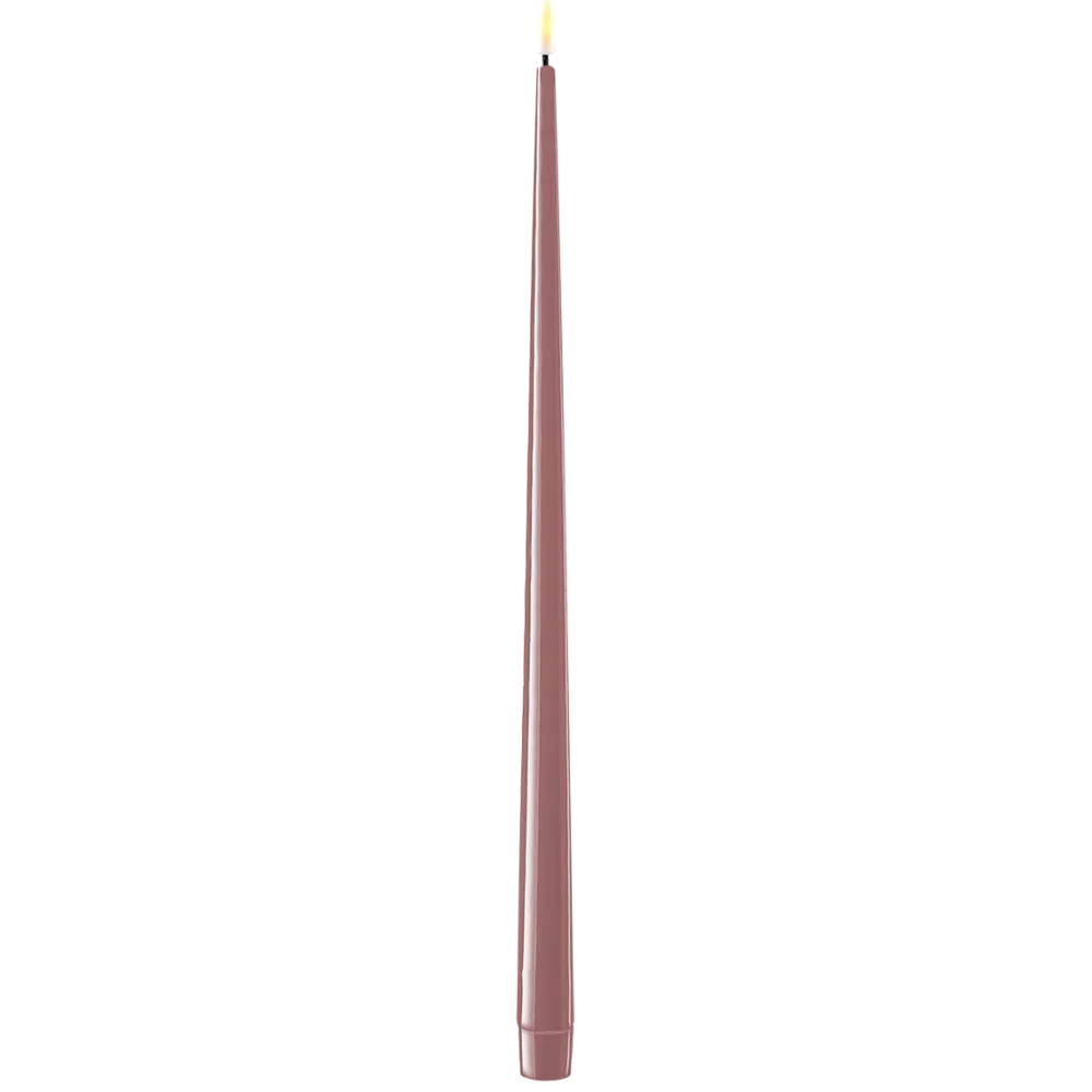Deluxe Homeart Led-Kerzen & Led-Laternen|Kerzen-LED Stabkerze mit Lack Real Flame 2er Set
