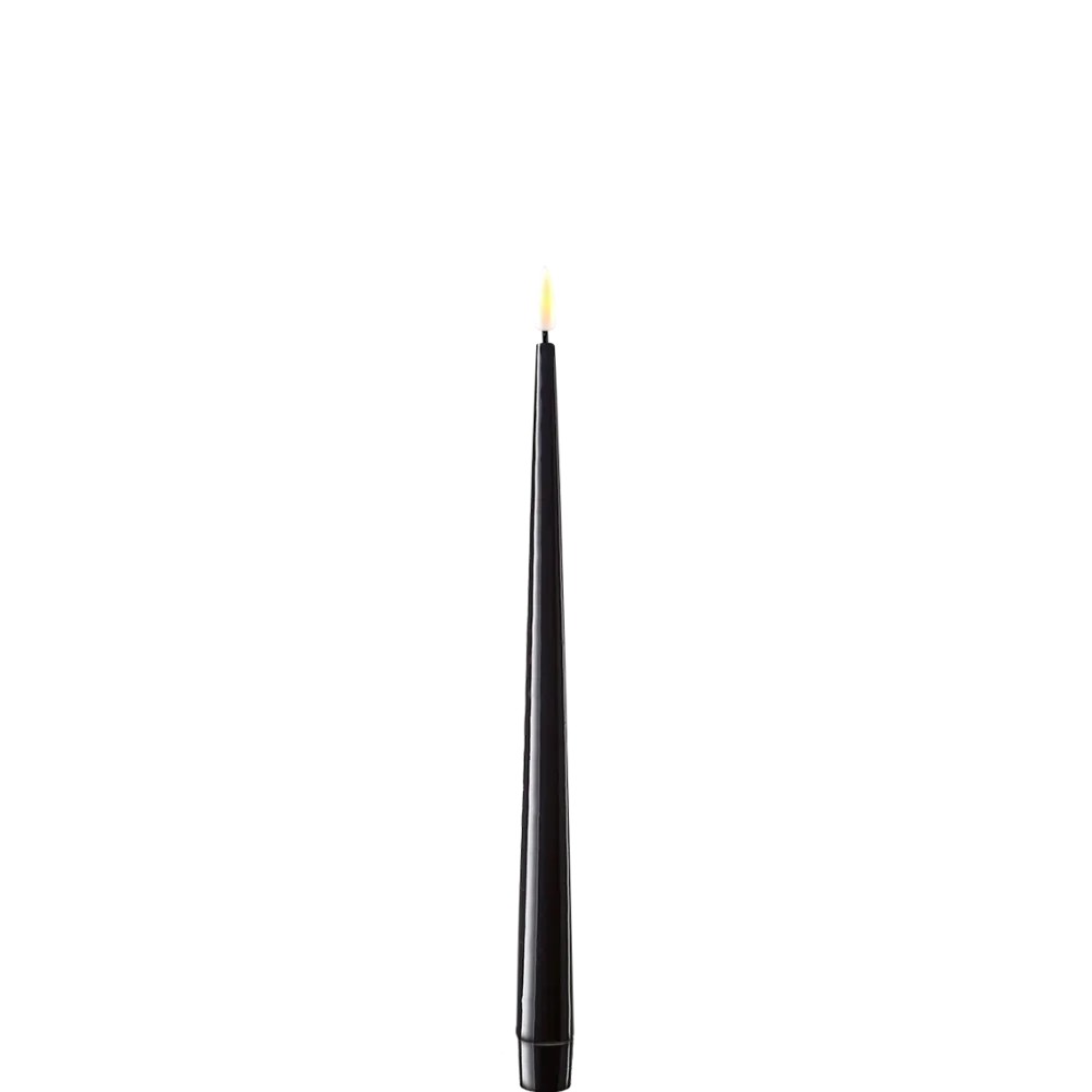 Deluxe Homeart Led-Kerzen & Led-Laternen|Kerzen-LED Stabkerze mit Lack Real Flame 2er Set