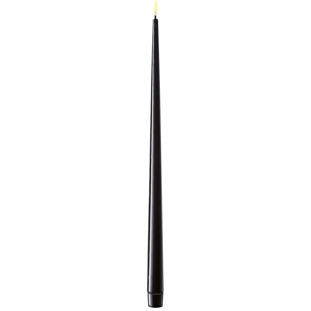 Deluxe Homeart Led-Kerzen & Led-Laternen|Kerzen-LED Stabkerze mit Lack Real Flame 2er Set