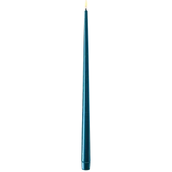 Deluxe Homeart Led-Kerzen & Led-Laternen|Kerzen-LED Stabkerze mit Lack Real Flame 2er Set