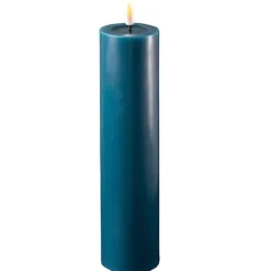 Deluxe Homeart Led-Kerzen & Led-Laternen|Kerzen-LED Stumpenkerze Real Flame petroleum