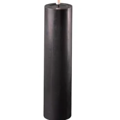 Deluxe Homeart Led-Kerzen & Led-Laternen|Kerzen-LED Stumpenkerze Real Flame schwarz