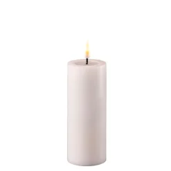 Deluxe Homeart Led-Kerzen & Led-Laternen|Kerzen-LED Stumpenkerze Real Flame weiß