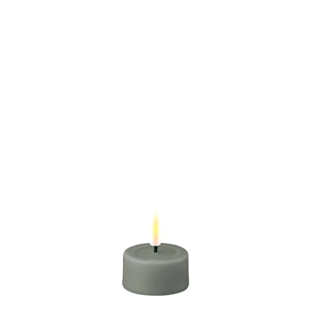 Deluxe Homeart Led-Kerzen & Led-Laternen|Teelichthalter-LED Teelicht im 2er Set mit Real Flame