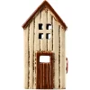 Det Gamle Apotek Lichthäuser, Keramik-Häuschen-Lichthaus Keramikhaus Strandhütte beige