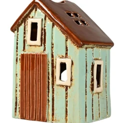 Det Gamle Apotek Lichthäuser, Keramik-Häuschen-Lichthaus Keramikhaus Strandhütte mint