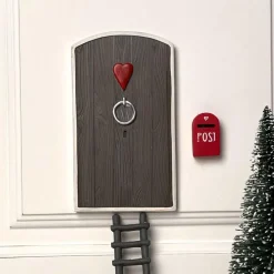 Det Gamle Apotek Weihnachtsdeko-Wichteltür-Set 6-teilig mit Zubehör