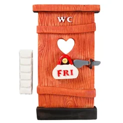 Det Gamle Apotek Weihnachtsdeko-Wichteltür Toilettentür für Wichtel