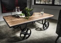 Faktorei Beistelltische & Couchtische-Couchtisch Rail aus Mangoholz