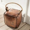 Faktorei Türstopper|Deko-Objekte & Figuren-Türstopper eckig Vintage Leder