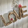 Faktorei Teakholz Deko & Möbel|Wanddekoration-Unikat Wand-Dekoration Love Teakholz