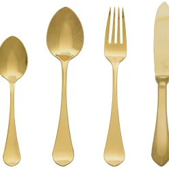 GreenGate Besteck|Geschirr & Tischdeko Skandinavisch-Dinner Besteck Set Curved 4-teilig