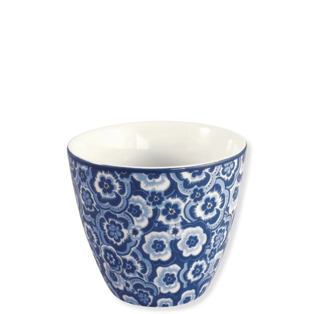 GreenGate Becher, Tassen & Cups|Geschirr & Tischdeko Skandinavisch-Latte Cup Selma blue