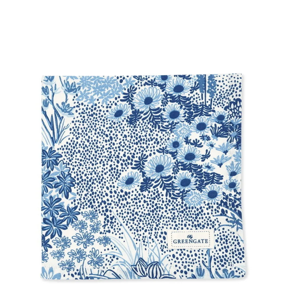 GreenGate Servietten & Serviettenhalter|Geschirr & Tischdeko Skandinavisch-Stoffserviette Kristel blue