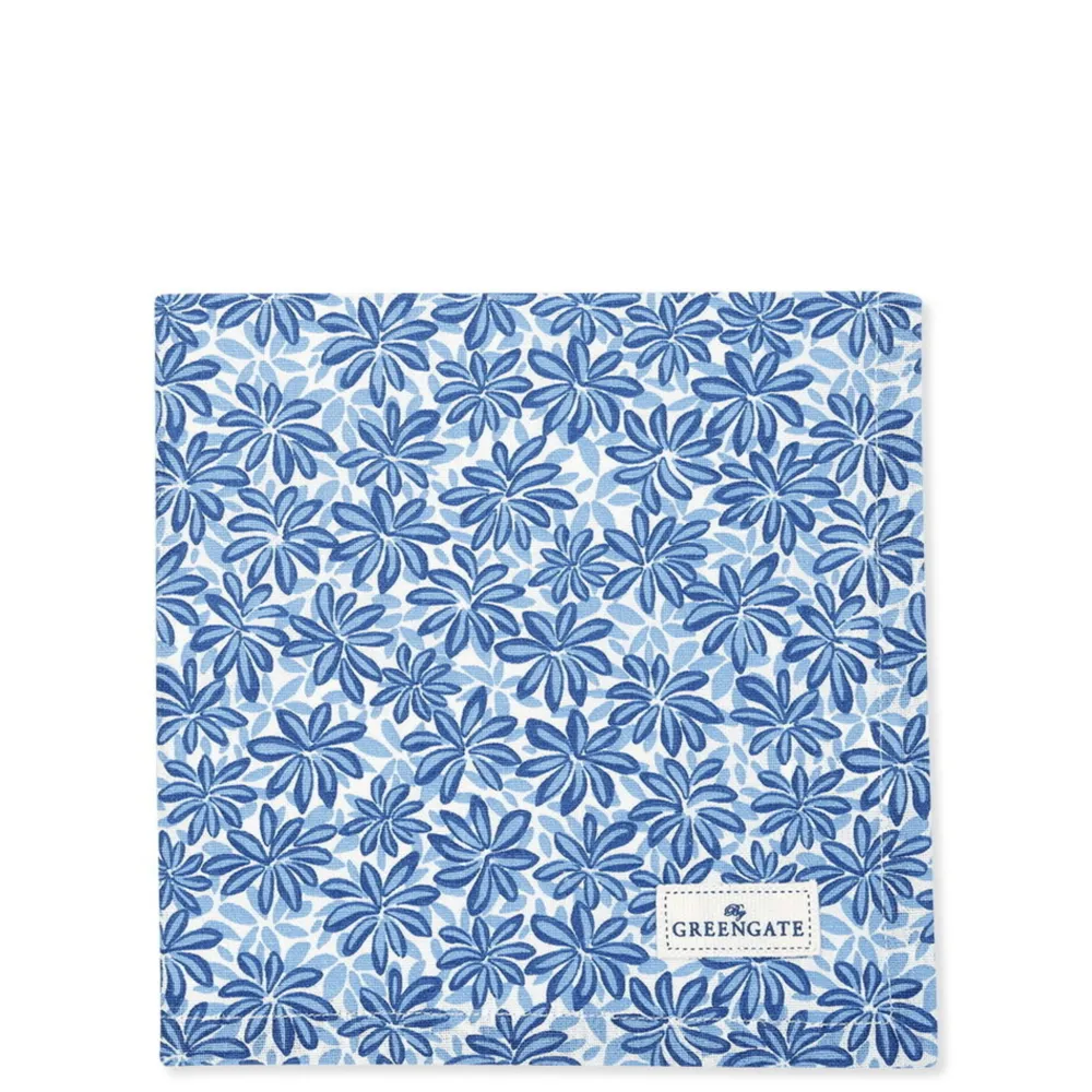 GreenGate Servietten & Serviettenhalter|Geschirr & Tischdeko Skandinavisch-Stoffserviette Linea Blue