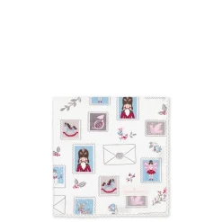 GreenGate Servietten & Serviettenhalter|Geschirr & Tischdeko Skandinavisch-Stoffserviette mit Spitze Xmas Letter