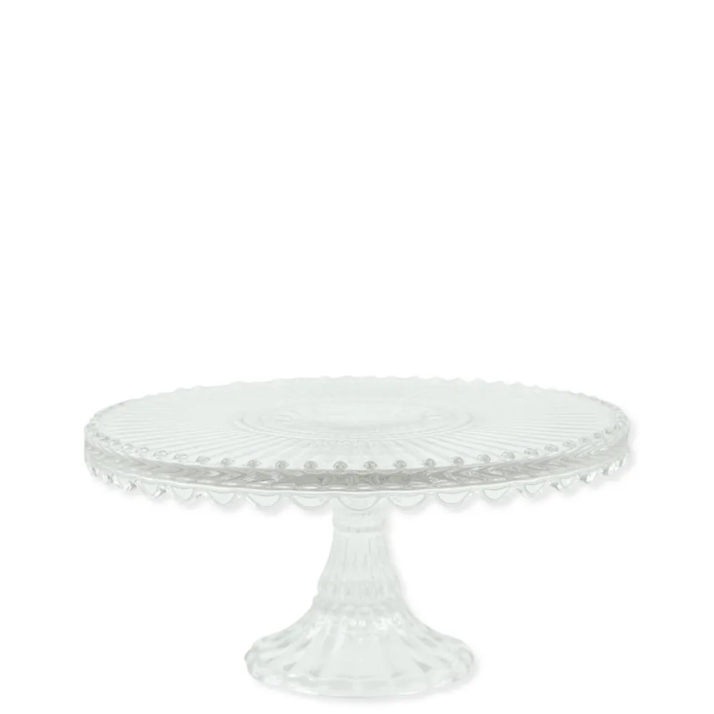 GreenGate Etageren & Kuchenplatten|Geschirr & Tischdeko Skandinavisch-Tortenplatte Kuchenplatte aus Glas Alice