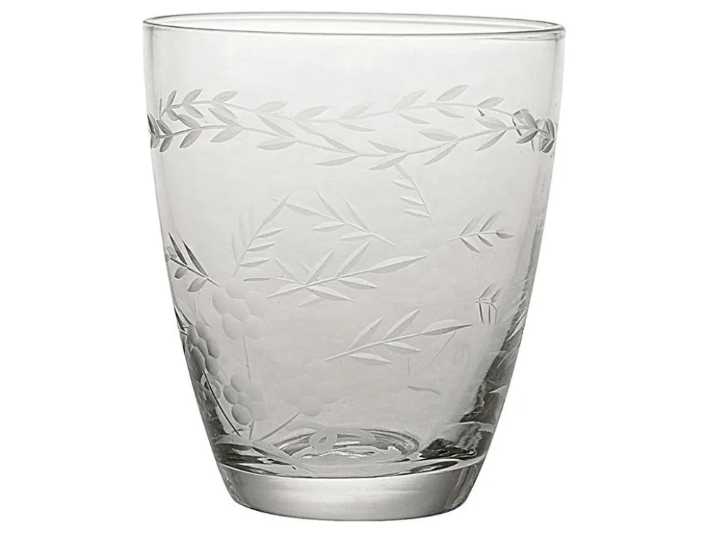 GreenGate Trinkgläser|Geschirr & Tischdeko Skandinavisch-Wasserglas klar mit Schliff