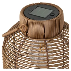 House Nordic Laternen Für Garten Und Outdoor|Tischlampen-Brentford Garten Lampe mit Solar, Polyrattan
