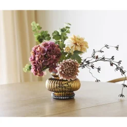 House Nordic Kunstblumen & Kunstpflanzen-Dahlia Bouquet, Künstlicher Blumenstrauß
