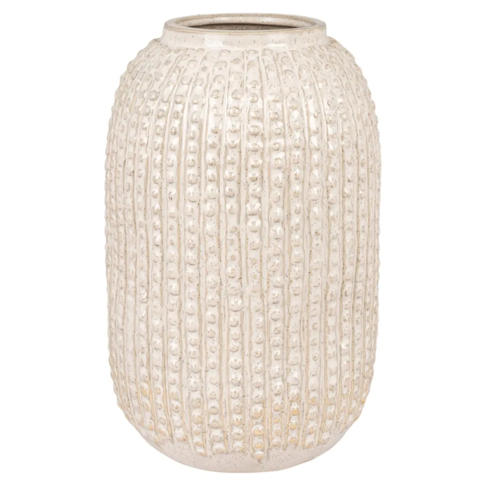 House Nordic Vasen-Keramik Vase Creme Beige