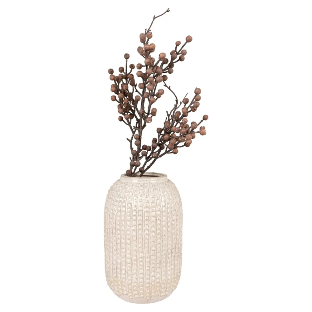House Nordic Vasen-Keramik Vase Creme Beige