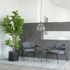 House Nordic Kunstblumen & Kunstpflanzen-Künstlicher Geigenblattbaum, Grünpflanze XXL