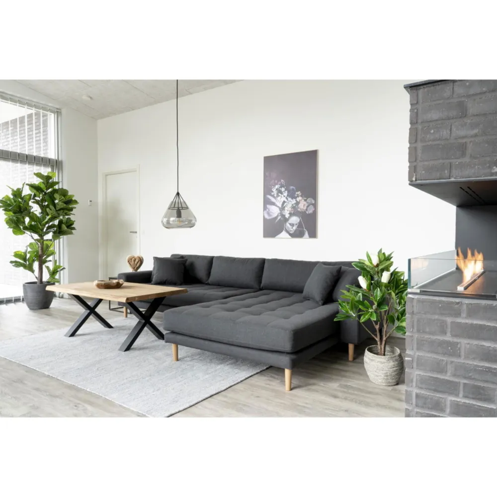 House Nordic Kunstblumen & Kunstpflanzen-Künstlicher Geigenblattbaum, Grünpflanze XXL