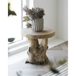 House Nordic Beistelltische & Couchtische|Teakholz Deko & Möbel-Palena Beistelltisch Wurzelholz