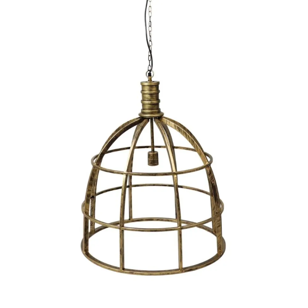 HSM Collection Deckenlampen-Hängelampe Gold Metall