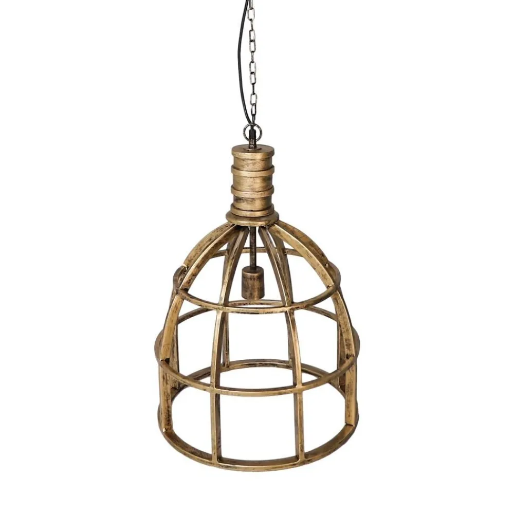 HSM Collection Deckenlampen-Hängelampe Gold Metall