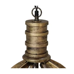 HSM Collection Deckenlampen-Hängelampe Gold Metall